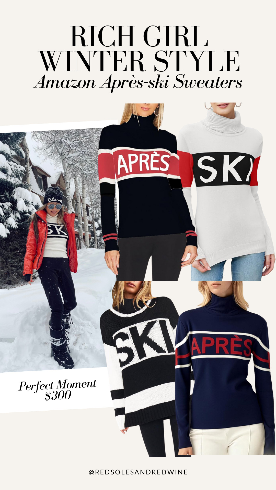 Apres ski sweaters from Amazon! Perfect moment sweater look for less 

 

#LTKTravel