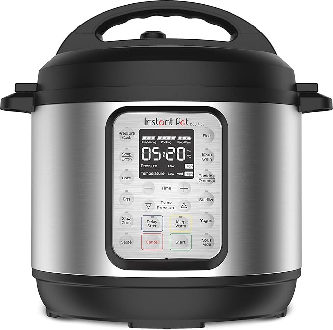 Instant Pot Duo Plus 9-in-1 Multicooker, Pressure Cooker, Slow Cook, Rice Maker, Steamer, Sauté,... | Amazon (US)