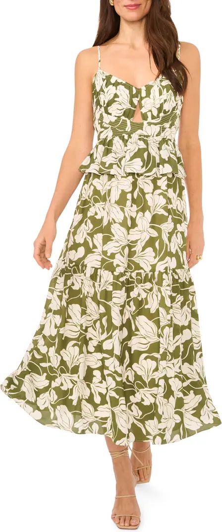 Parker The Lila Floral Tiered Midi Dress | Nordstrom | Nordstrom