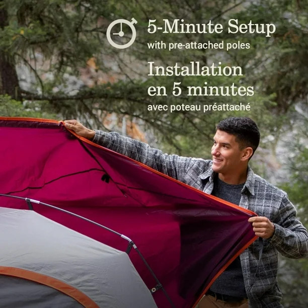 Coleman 4-Person Skydome Camping Tent, Blackberry | Walmart (CA)