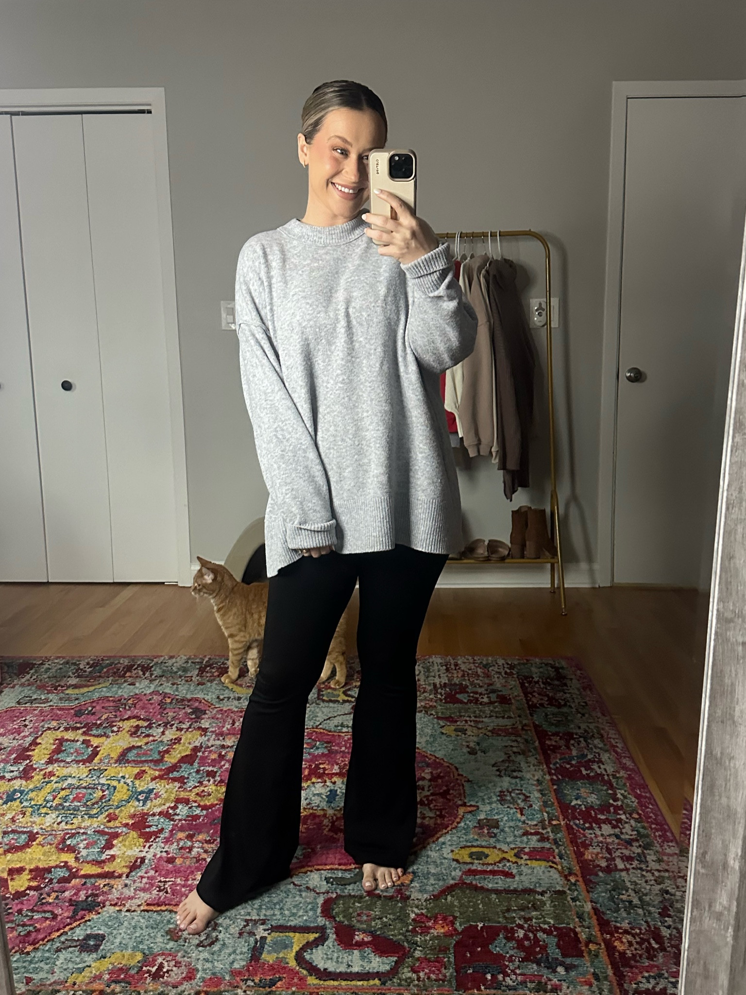 My oversized sweater and flare leggings are both 40% off! 

#LTKsalealert #LTKfitness #LTKfindsunder50