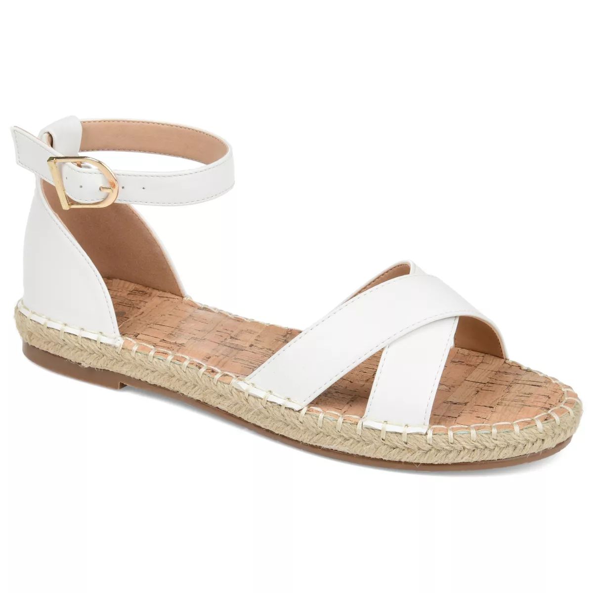 Journee Collection Womens Medium and Wide Width Lyddia Espadrille Flat Sandals | Target