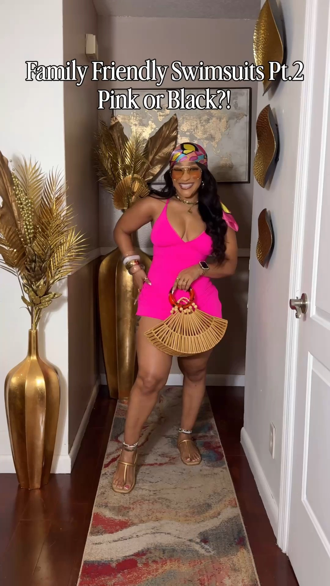 Family friendly swimsuits pt.2! How cute are these swimsuit dresses?! They are double lined and have adjustable straps. They are perfect for family friendly occasions and they have the cutest side split that gives coverage while still keeping it cute! Are you team pink or team black? 
Both; Medium

#LTKootd #LTKgrwm #LTKSeasonal