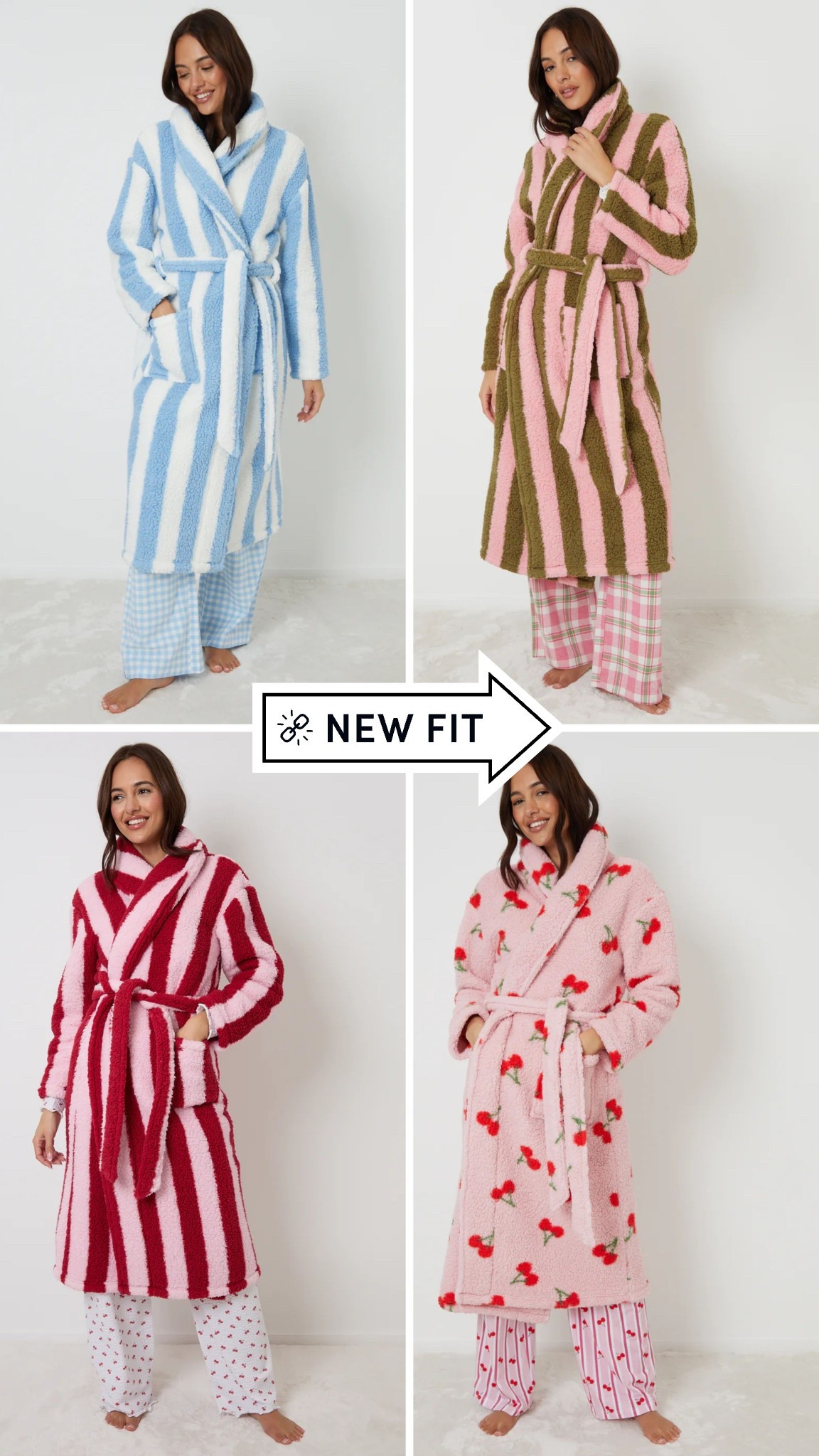 My fave squishy cosy colourful dressing gown now comes in 4 colours!! I have the pink stripy one, but I really do love them all!! They’d make amazing gifts 🌸❤️💌🌹🍒 

Sleepover club, cosy dressing gown, love colour

#LTKspringtrends #LTKstyletip #LTKgiftguide