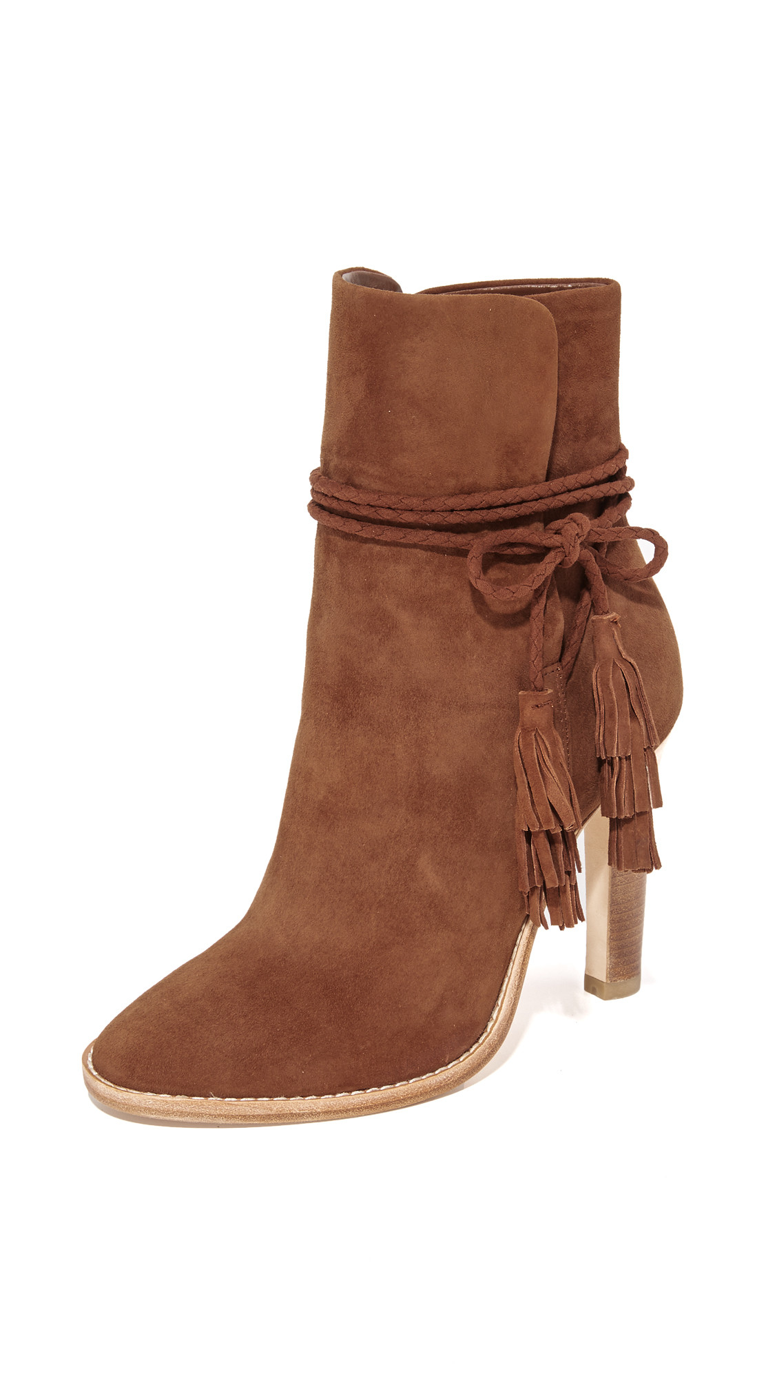 Chap Tassel Booties | Shopbop