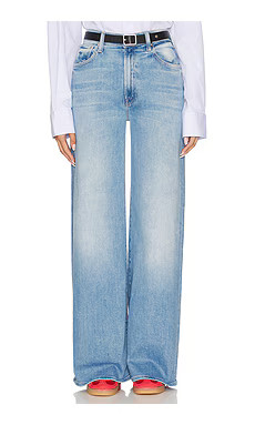 MOTHER The Ditcher Roller Zip Sneak Jeans in Can You Dig It? from Revolve.com | Revolve Clothing (Global)