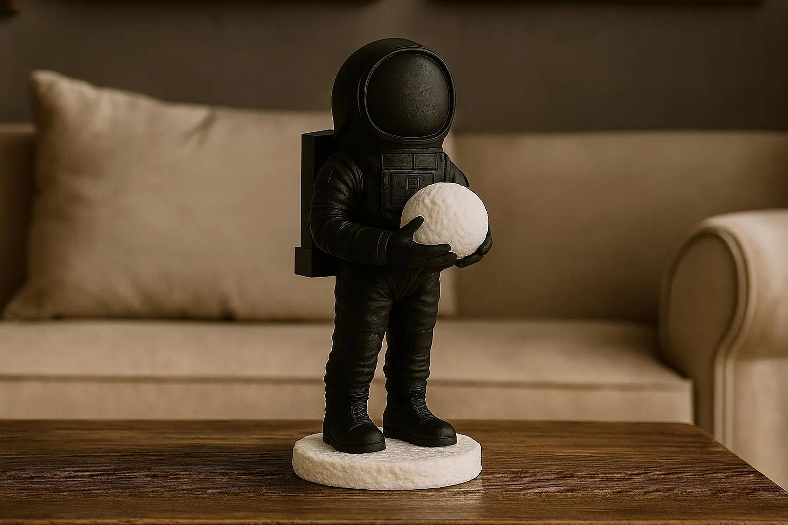 3D Printed Astronaut Figurine – Modern Space Decor, Unique Desk Ornament, Cosmic Home Accent | Etsy (Global)