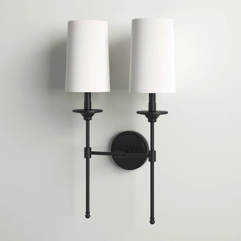 Hayse 2 - Light Dimmable Armed Sconce | Wayfair North America