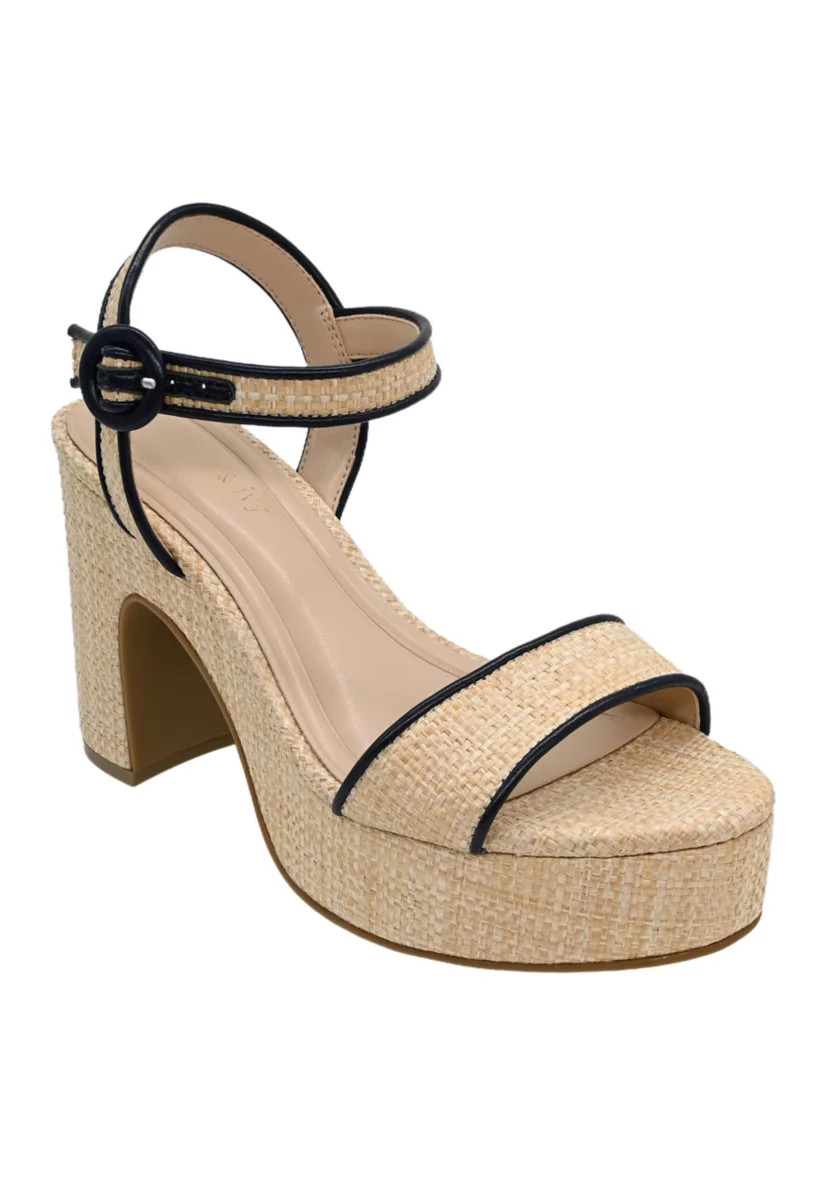 Randi Platform Heeled Sandals | Belk