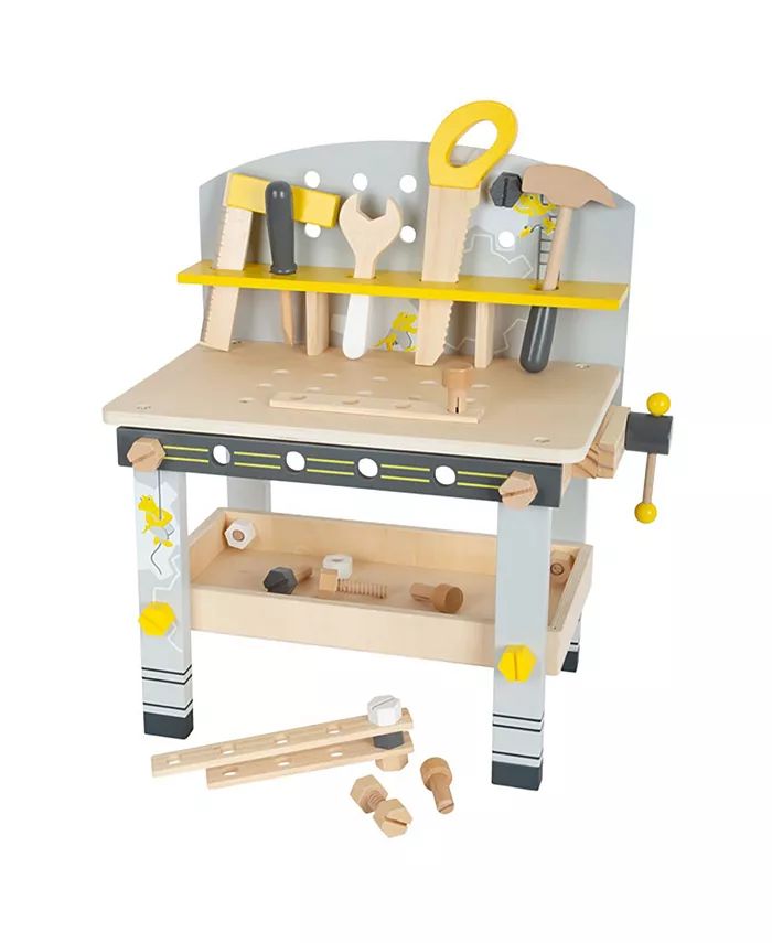 Flat River Group Small Foot Wooden Toys Compact Workbench | Macys (US)