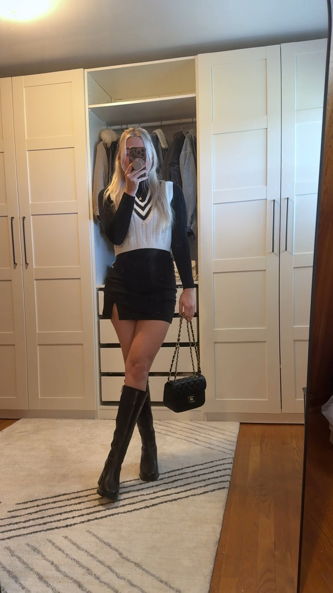 Fall fashion, fall outfit, fall outfit, pumpkin patch outfit, fall date, trendy outfit, fall 2025, minimalist, outfit inspo, skort outfit, bomber jacket, sweater outfit, thanksgiving outfits

#LTKSeasonal