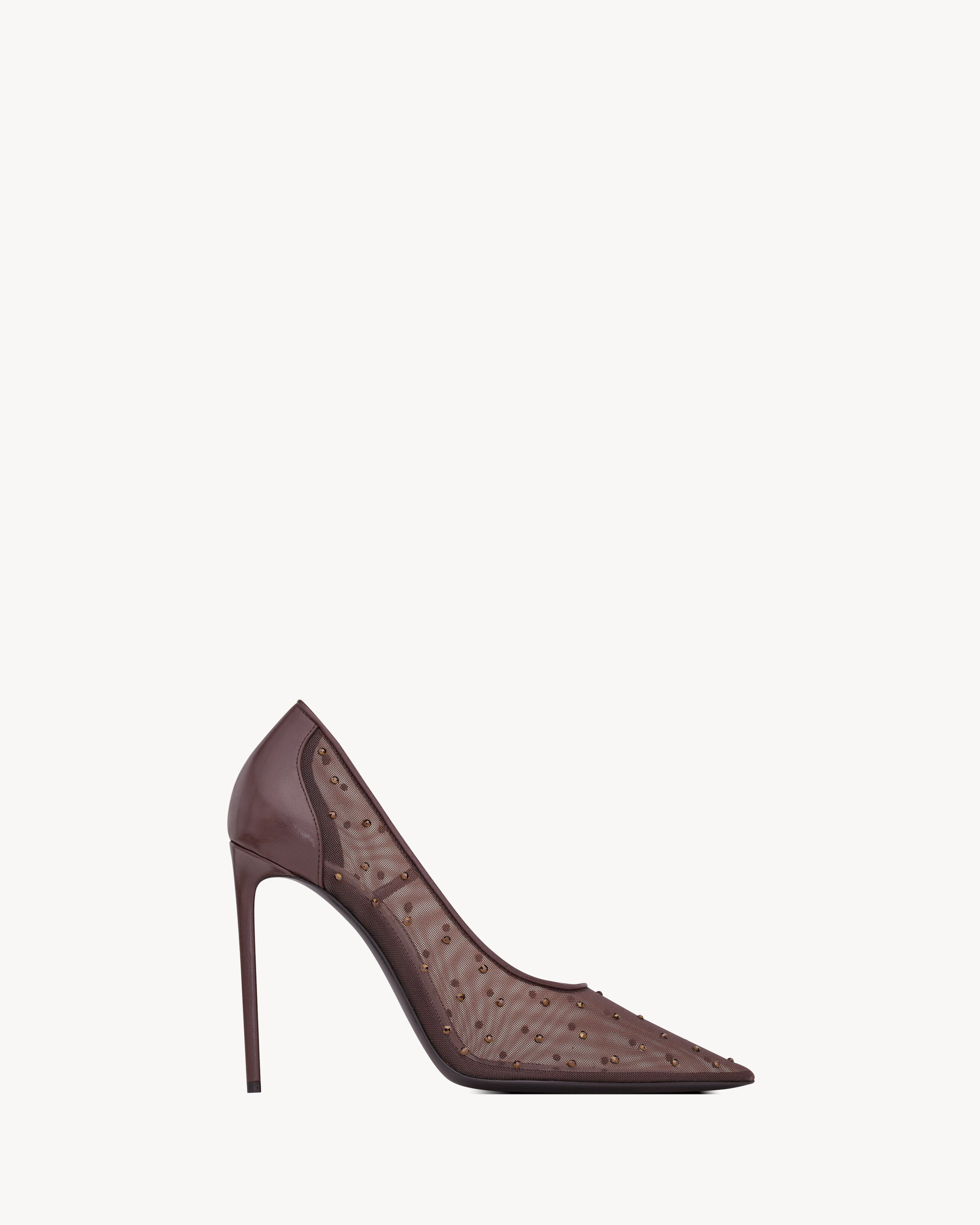 ANJA pumps in rhinestone mesh | Saint Laurent Inc. (Global)