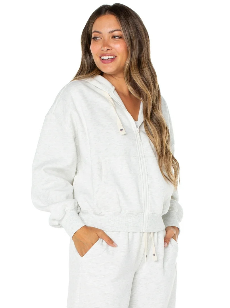 Celebrity Pink Women's Zip Front Hoodie, Sizes XS-4X | Walmart (US)