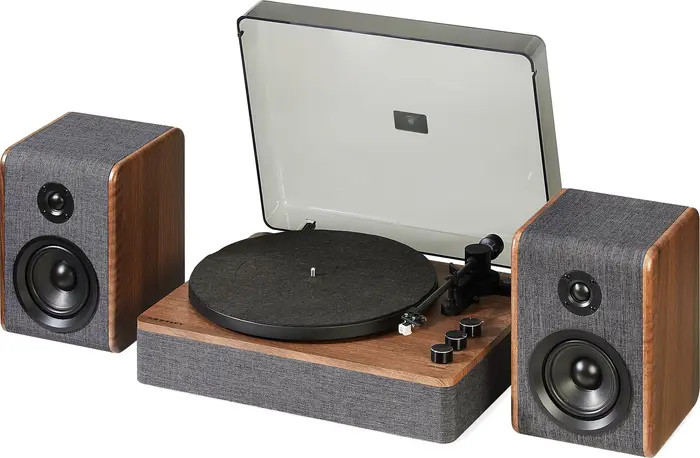 Crosley Radio Nocturne Bluetooth® Record Player & Speakers | Nordstrom | Nordstrom