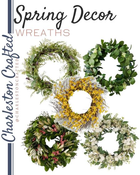 A spring wreath is the perfect way to add a little spring decor to your home! These bright and fresh wreaths will be just the decorative touch to your home! Spring refresh, spring decor, home decor, home refresh, outdoor home, wreaths

#LTKhome #LTKFind #LTKSeasonal