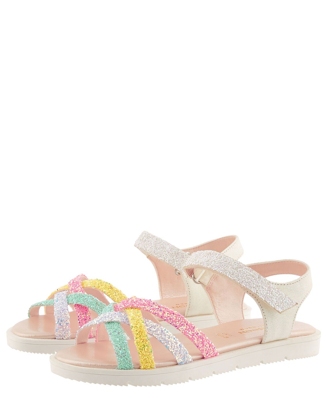 Glitter Rainbow Sandals Multi | Monsoon (UK)