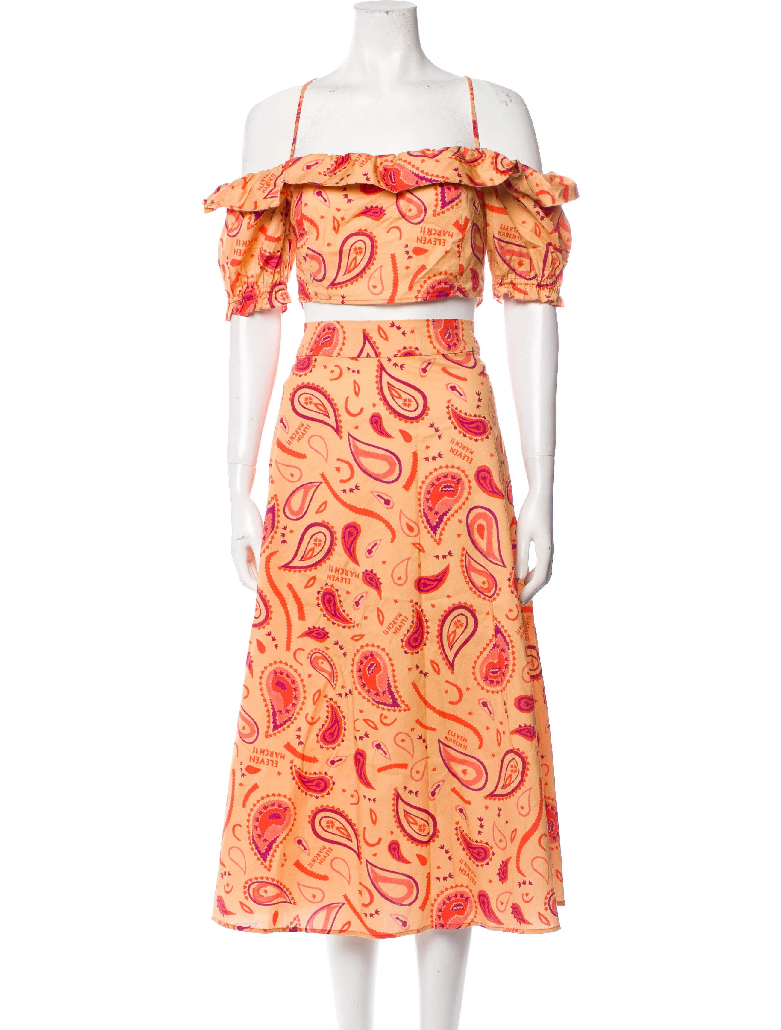 Paisley Print Skirt Set | The RealReal