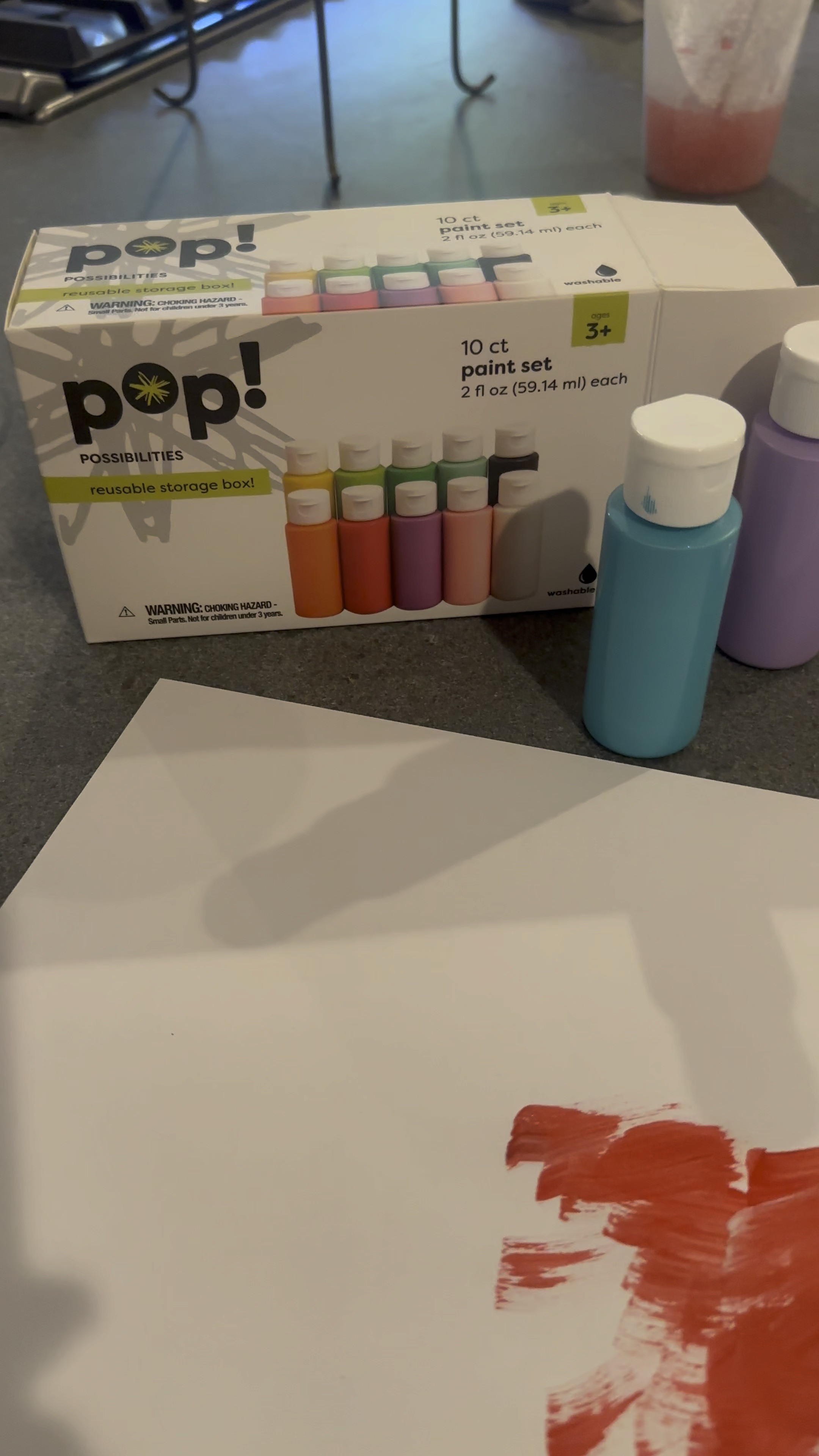 These colors are so pretty and the paint is washable. Fun for kiddos. 

#LTKVideo #LTKFamily #LTKKids