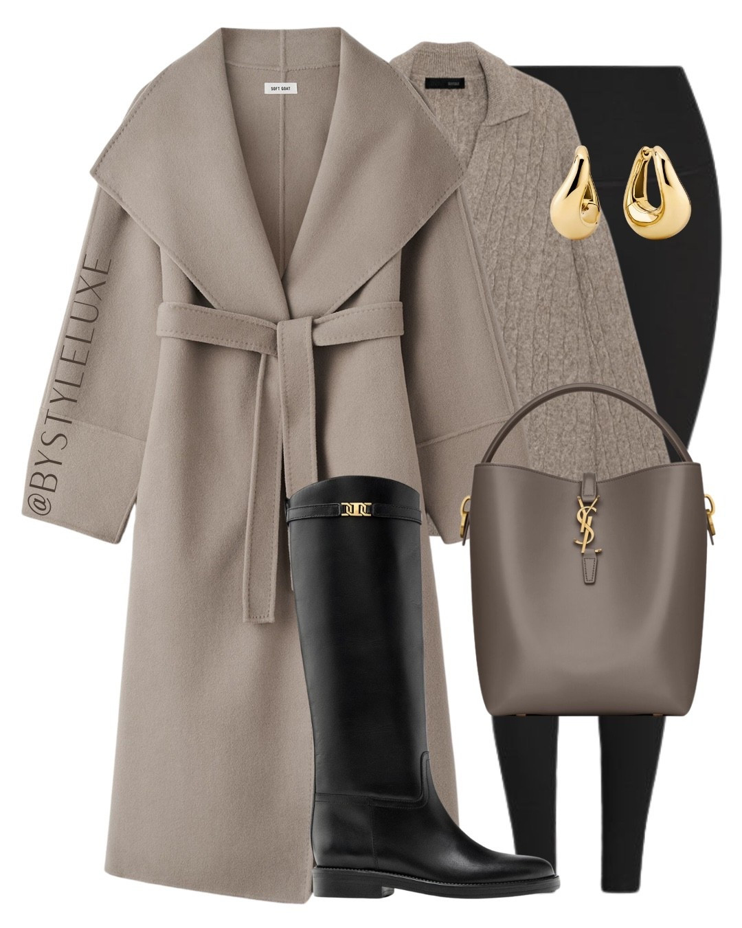 A chic everyday outfit with the stunning riding boots and oversized taupe coat 

#coat #winteroutfit #boots 

#LTKwinter #LTKautumn #LTKshoes