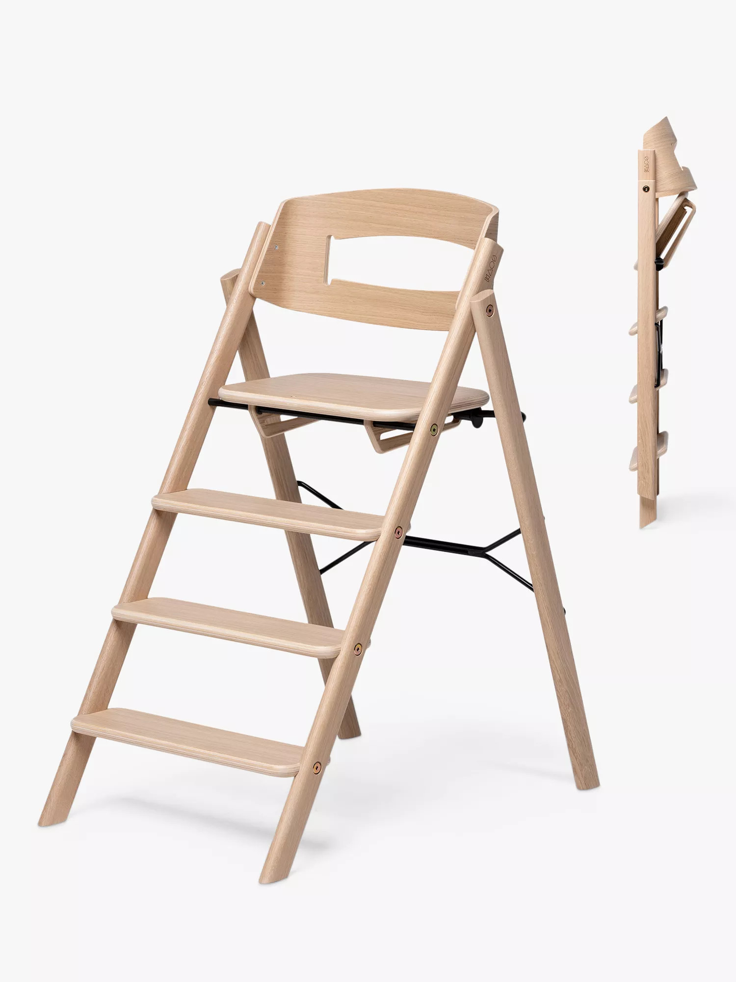 Klapp Highchair, Oak | John Lewis (UK)