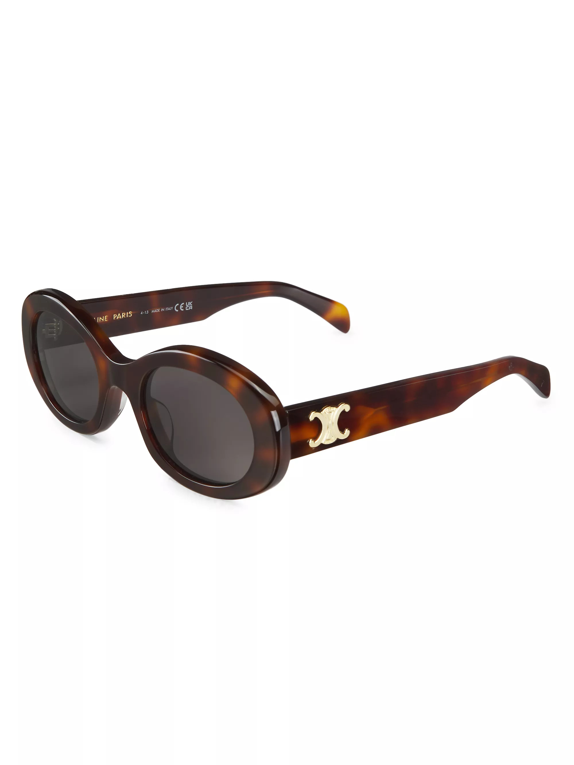 52MM Oval Acetate Sunglasses | Saks Fifth Avenue