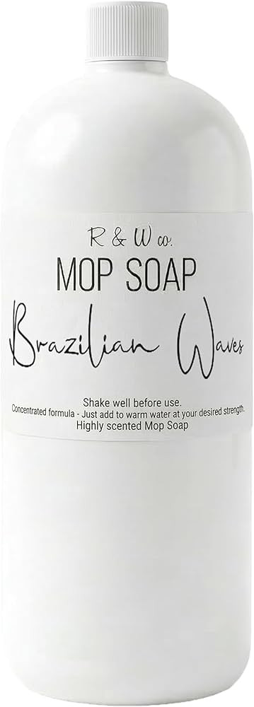 R&W CO. Original 32 oz Premium Mop Soap Brazilian Waves Scented, Gentle Floor Cleaner for all Sur... | Amazon (US)