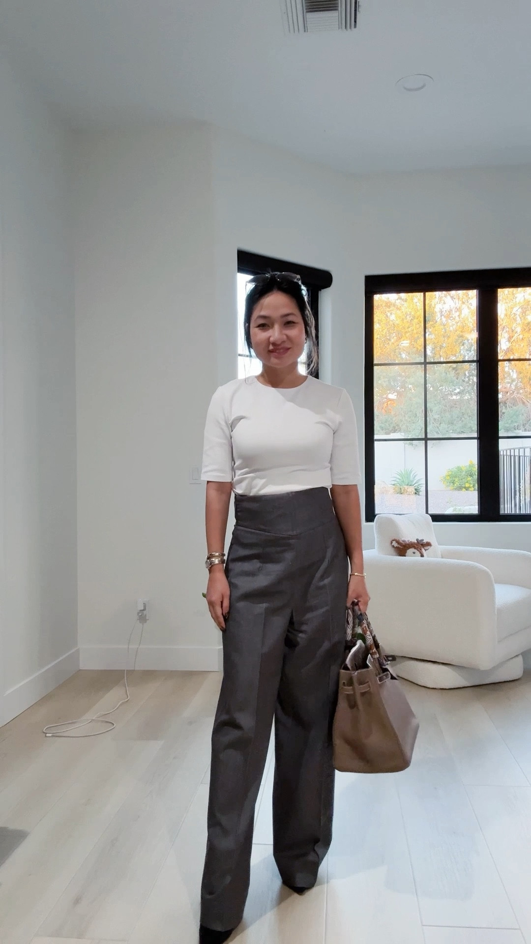 Work outfit 

Pants - #jluxlabel

 #highwaistedpants #workstyleinspo #petitestyles #workwear

#LTKPetite #LTKWorkwear