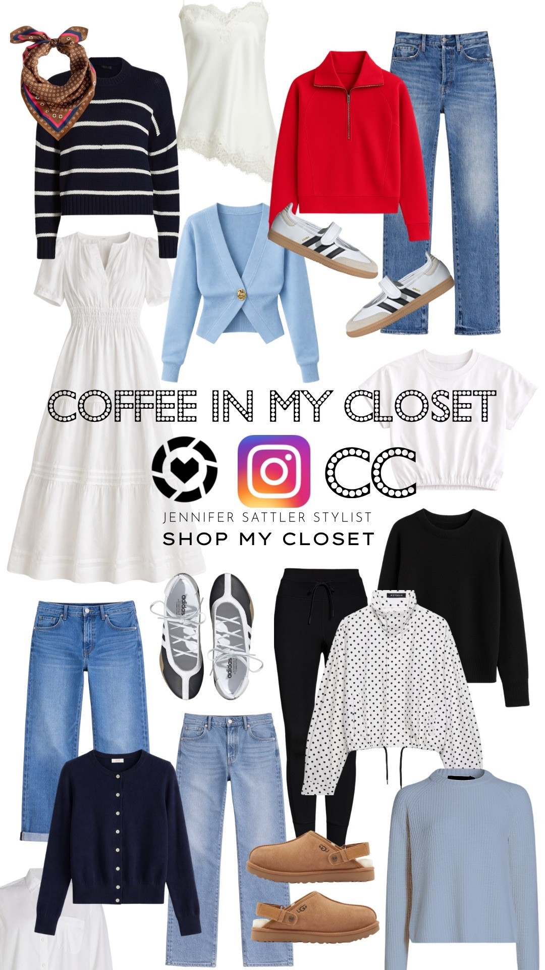 Whenever I get something new my favorite place to shop is my closet so I can put it to good use. These are some of my favorite closet essentials and the pieces reach for when I want what I’m wearing to work!

Promo codes :
JENNIFERXSPANX 
15JEN @Pistola Denim 