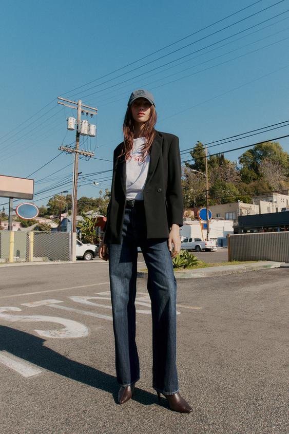 OVERSIZED DOUBLE-BREASTED BLAZER | Zara US