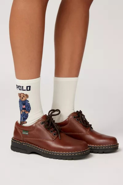 Polo Ralph Lauren Americana Sport Bear Crew Sock in Ivory, Women's at Urban Outfitters | Urban Outfitters (US and RoW)