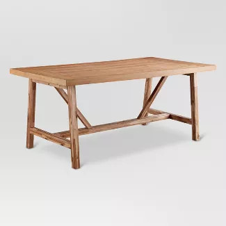 Wheaton Farmhouse Trestle Dining Table - Threshold™ | Target