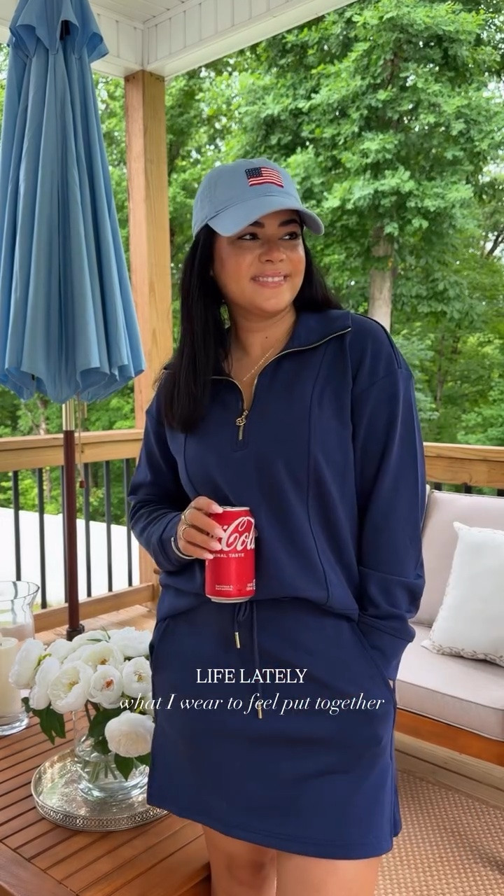 what I wear when I want to feel comfortable but still put together…matching set always🤍

this navy set has been on repeat lately — it’s the kind of outfit that makes you feel like you have your life together without actually trying

@shopmarysquare — linked in bio on LTK. #ad #southernstyle #grandmillennial #outfitideas #summeroutfitinspo