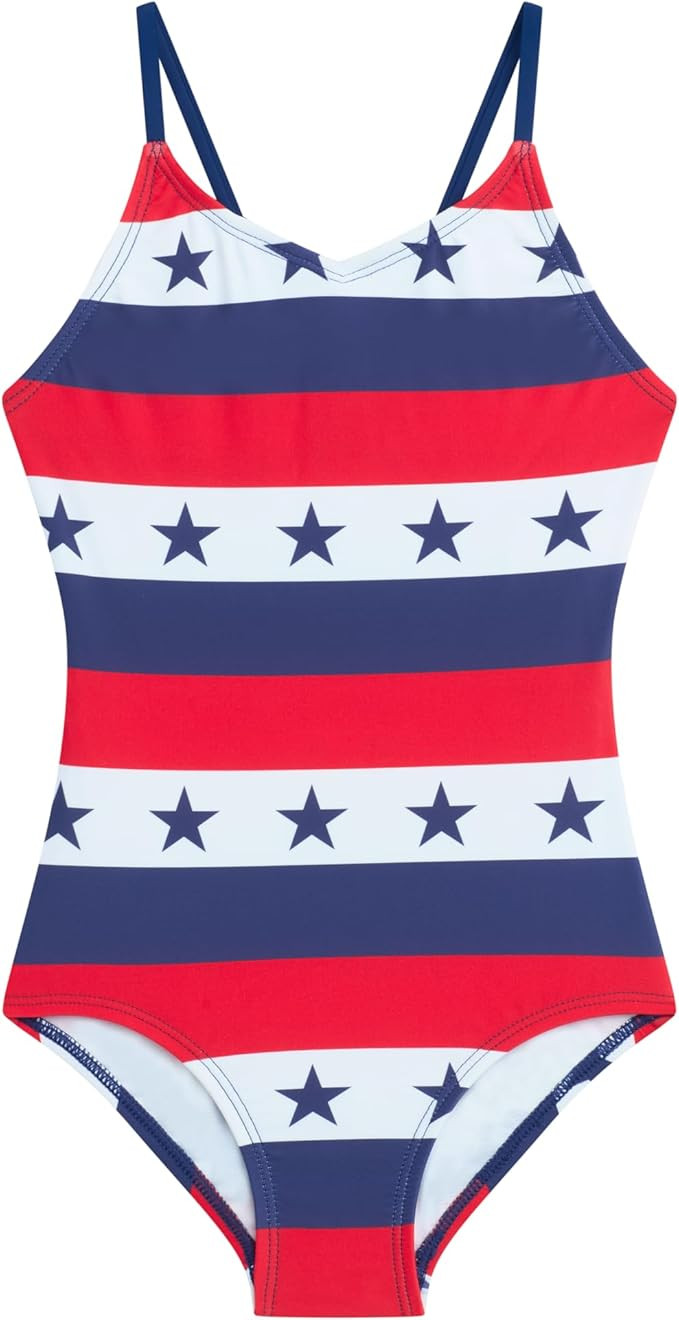 Kanu Surf Girls Daisy Beach Sport One Piece Swimsuit | Amazon (US)
