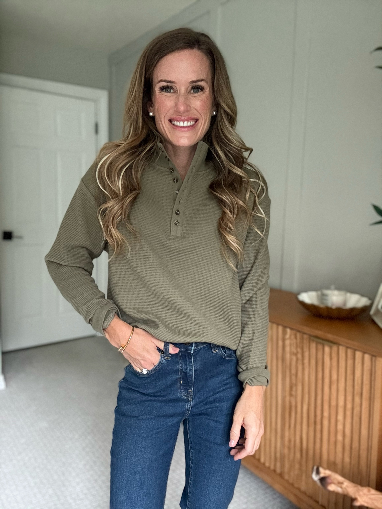 Waffle top 
Walmarts fashion 
Fall fashion for women 
Fall outfits from Walmart

#LTKmomlife #LTKgrwm #LTKootd