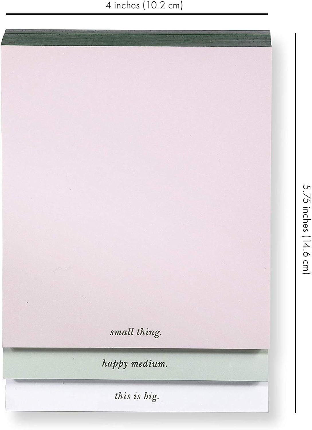 Kate Spade New York Stacked Desktop Notepad, Includes 3 Memo Pads with 75 Sheets, Colorblock | Amazon (US)