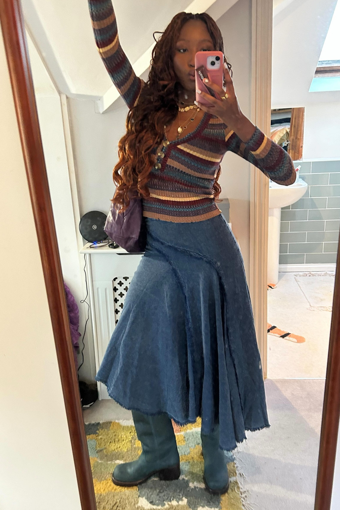 Autumn outfitt
#outfitideas #ootd #outfitinspiration #outfitoftheday #grwmfashion #bohostyle #londonfashion #autumn #autumfashion #workfit #braids #frenchcurlsbraids #phoebebuffay #frazzledenglishwoman