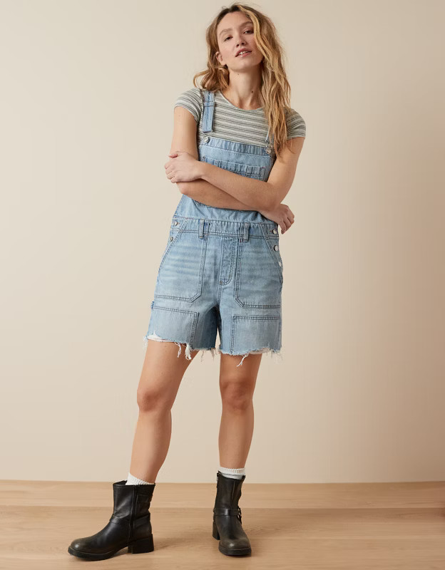 AE Baggy Utility Overall Short | American Eagle Outfitters (US & CA)