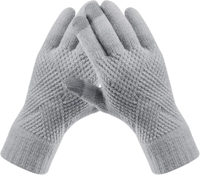 Trifabricy Winter Gloves for Women - Warm Soft Fleece Lined Winter Gloves, Touchscreen Elastic Cu... | Amazon (US)