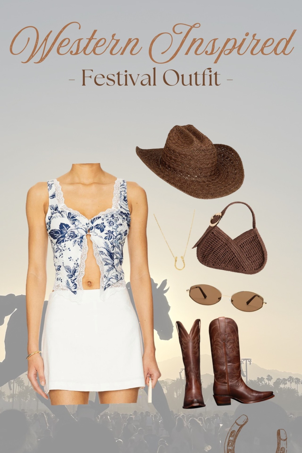 A moment for the blue & brown combo 🤎 @Revolve @Tecovas 

#LTKootd #LTKFestival #LTKSaleAlert