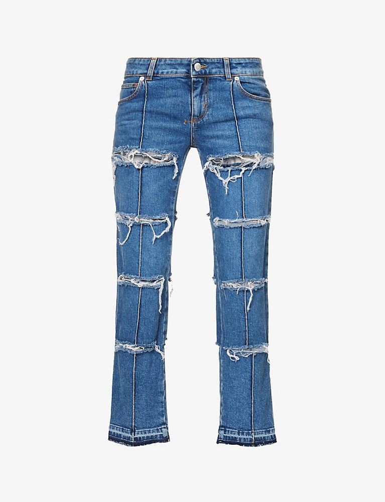 Slim-leg mid-rise stretch-denim jeans | Selfridges