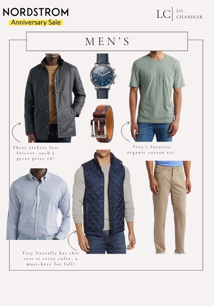 The Nordstrom Anniversary Sale Preview is live! You can start adding things to your wishlist now! These are some of Trey's favorites all for great prices!

Nordstrom anniversary sale, NSALE, fall outfits, fall staples, men's, gifts for him, belt, watch, vest, men's jacket, button up, collard shirt, khaki pants

#LTKSaleAlert #LTKSeasonal