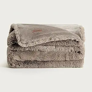 UnHide Marshmallow - Faux Fur Blanket - Heavy Weight, Extra Soft Blanket - Made from Recycled Mat... | Amazon (US)