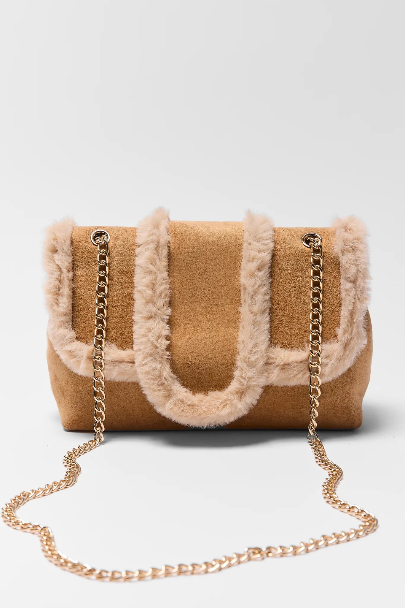 Tori Tan Suede Shoulder Bag | Avara