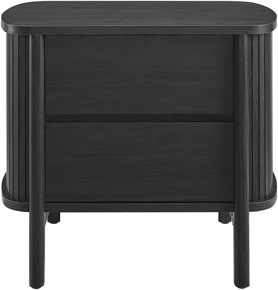 Modway Cadence Fluted 2-Drawer Nightstand in [Color] - Mid Century Modern Bedside Table with Stor... | Amazon (US)