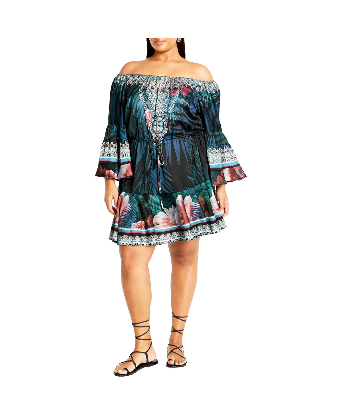 City Chic Women's Summer Nights Dress - Summer nights | Macy's