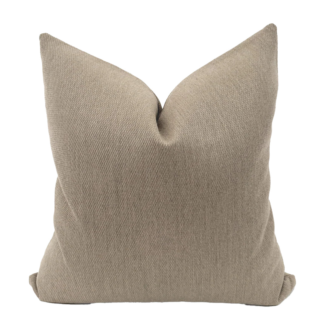 Taupe Outdoor Pillow Cover | Hackner Home (US)
