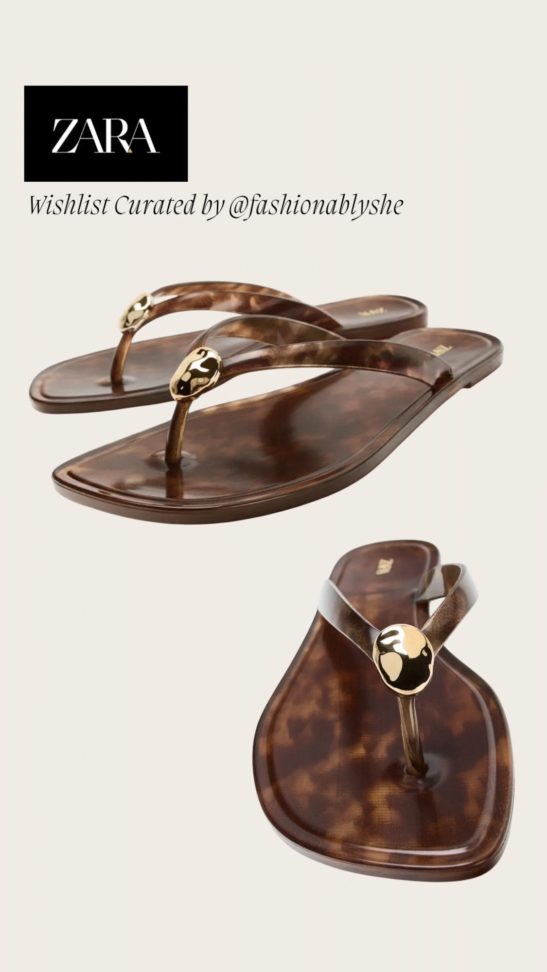Zara cute sandals flip flop

#LTKootd #LTKmomlife #LTKOver40
