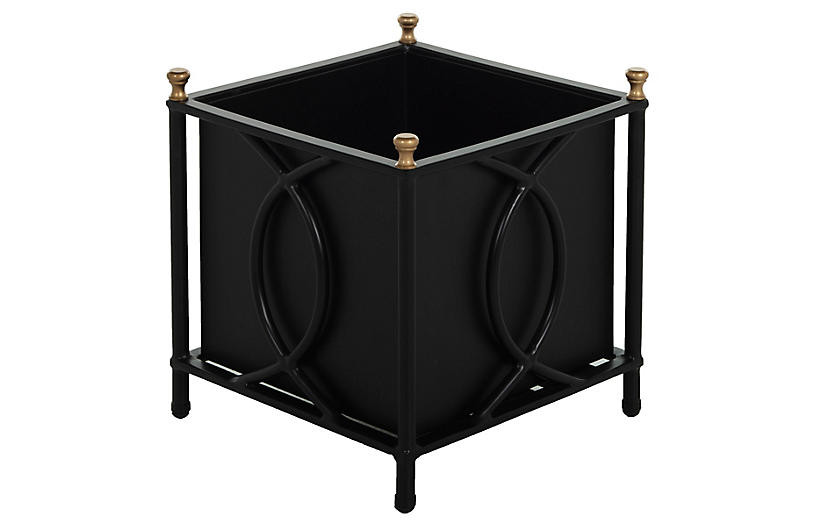 Frances Large Planter, Black | One Kings Lane
