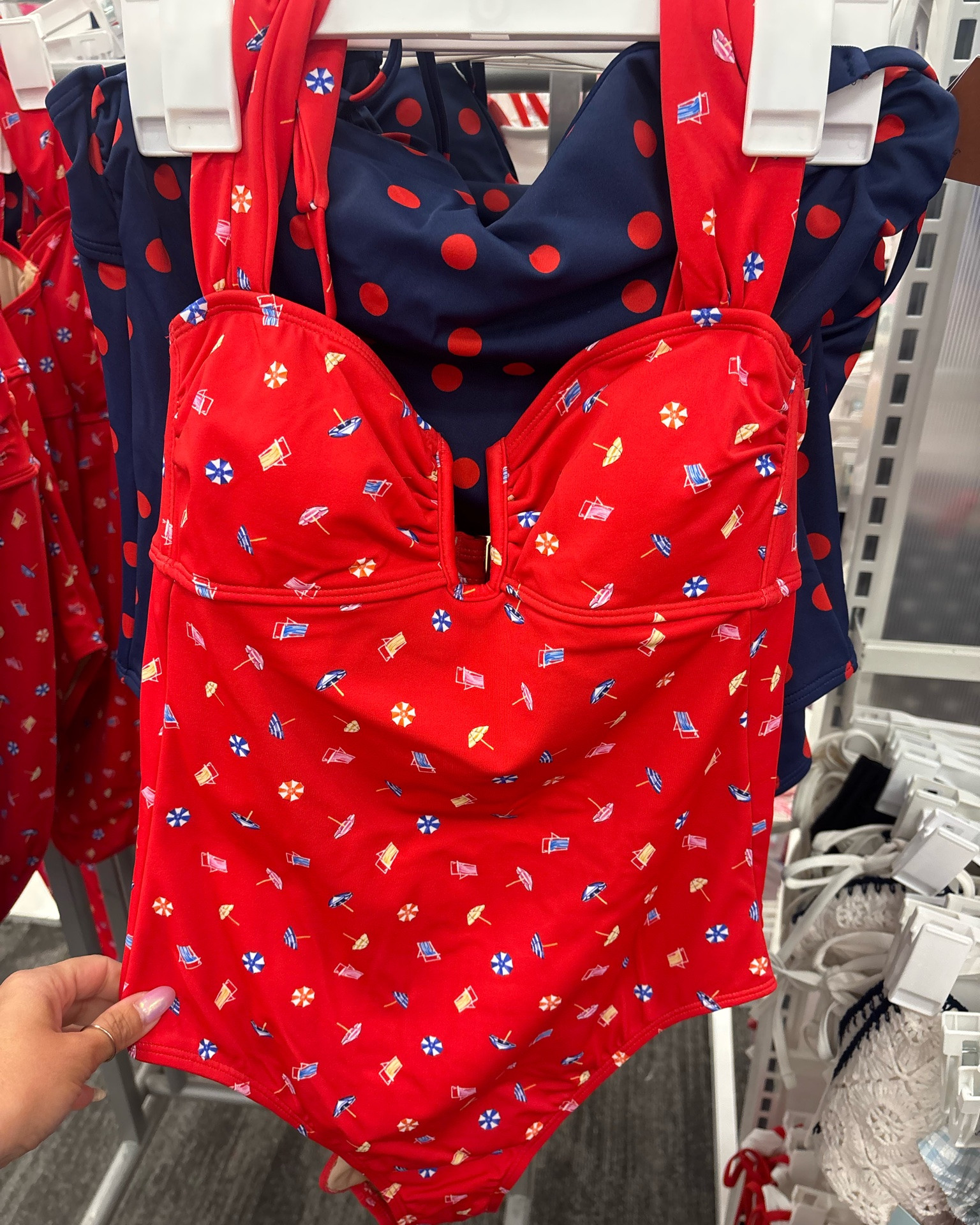 Target red white and blue outfits 

Memorial day weekend outfit 

One piece swimsuit

#LTKootd #LTKSwim #LTKSeasonal