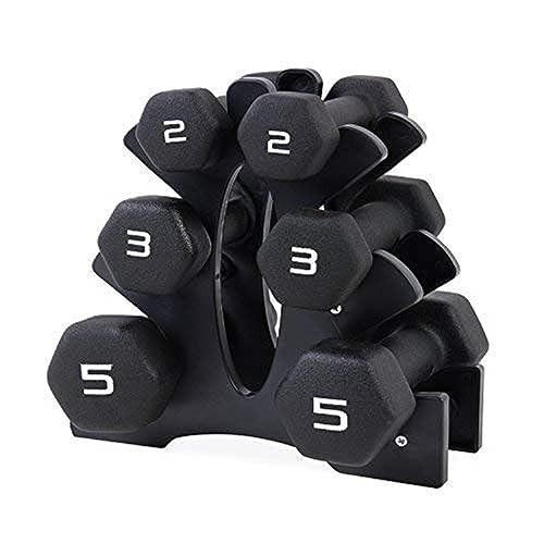 CAP Barbell Neoprene Dumbbell Set with Rack, 20 Pounds, Black | Amazon (US)